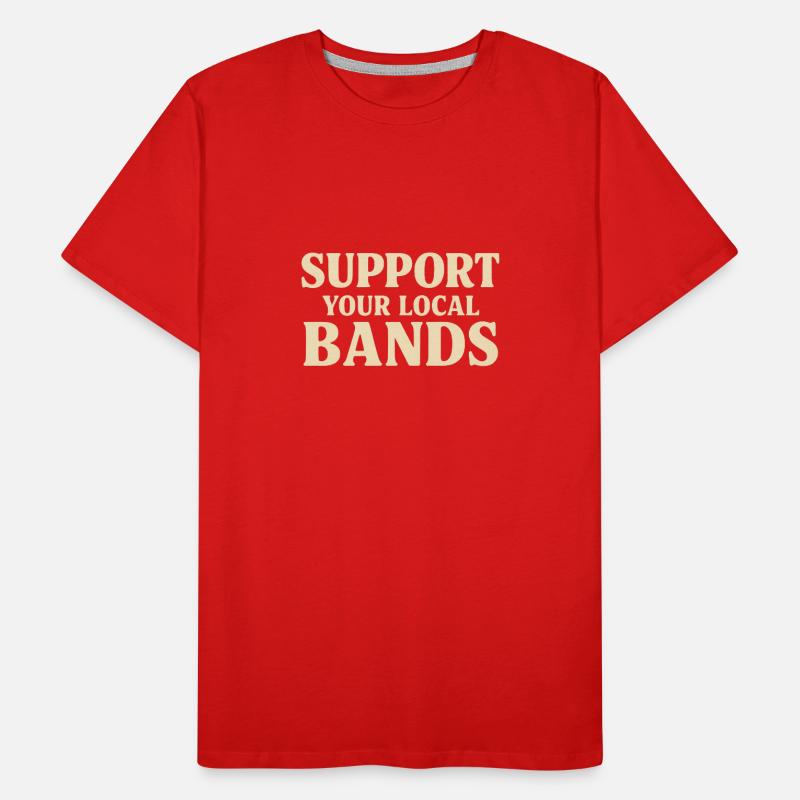 Support Local Bands Men's Premium Organic T-Shirt