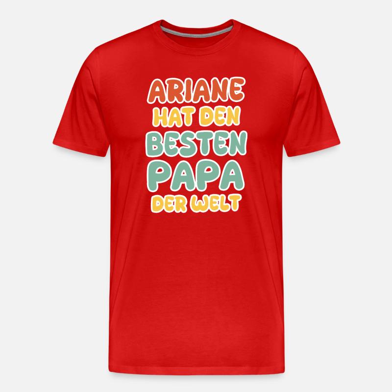 Baby Ariane - Männer Premium Bio T-Shirt - Rot