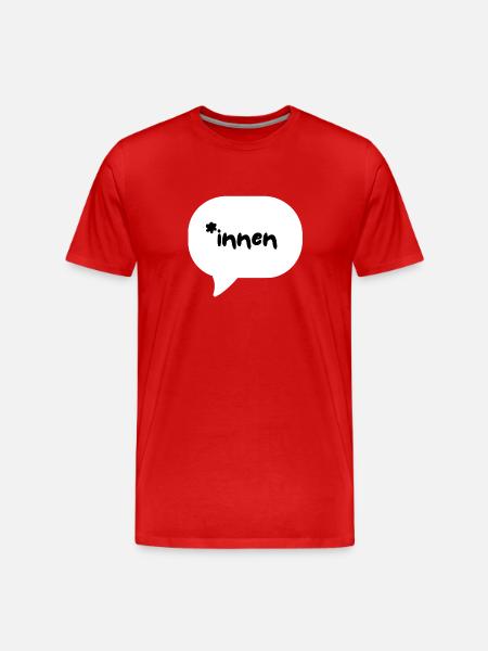 *inside - Men's Premium Organic T-Shirt - red