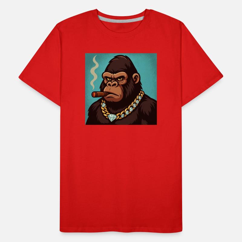 Cigar monkey Men's Premium Organic T-Shirt