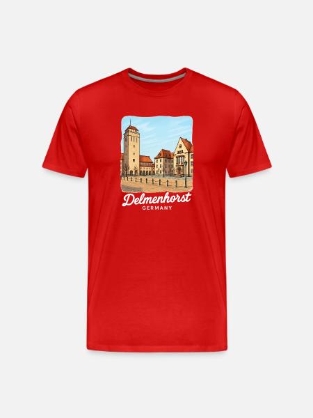 Delmenhorst - T-shirt bio Premium Homme - rouge