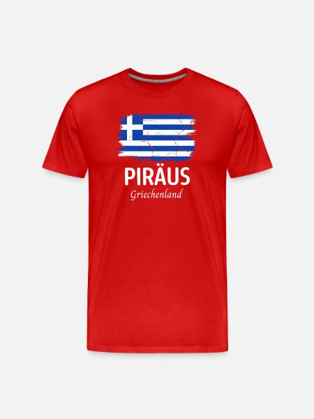 Pirée - T-shirt bio Premium Homme - rouge