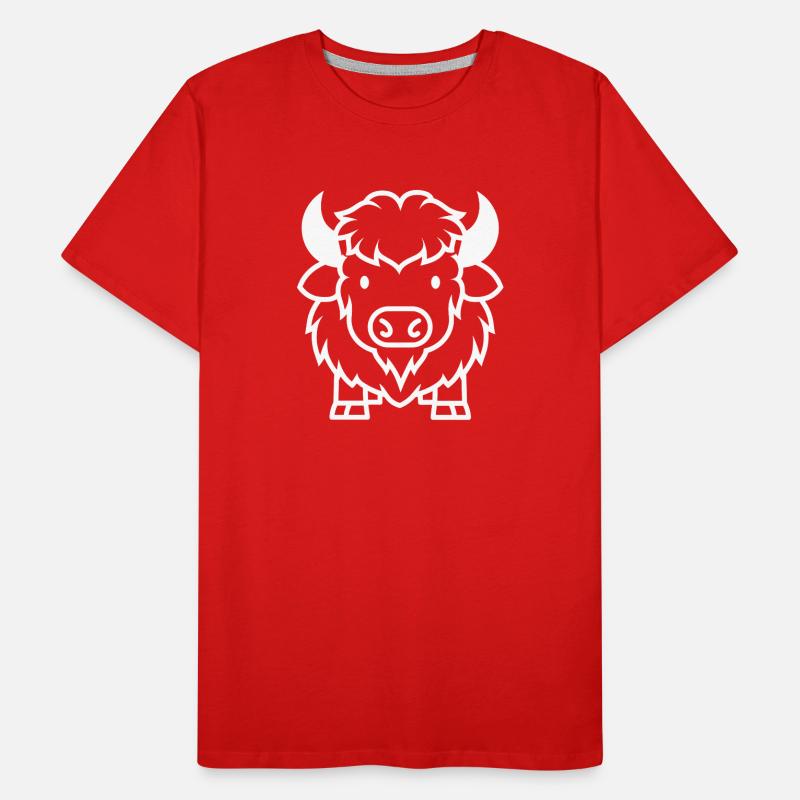 Bison T-shirt bio Premium Homme