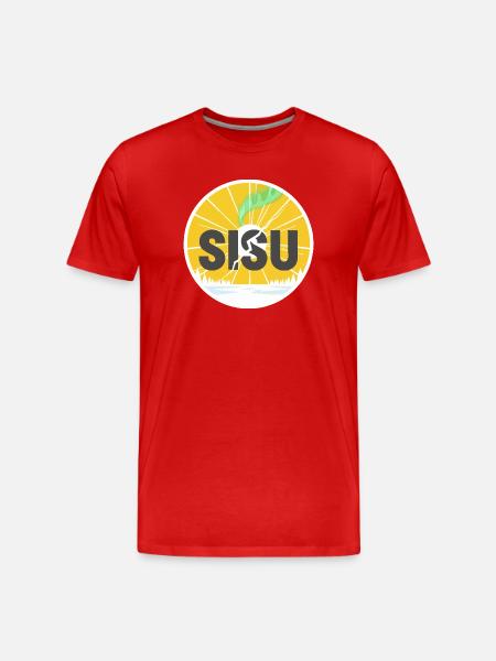 Sisu, Finlande - T-shirt bio Premium Homme - rouge