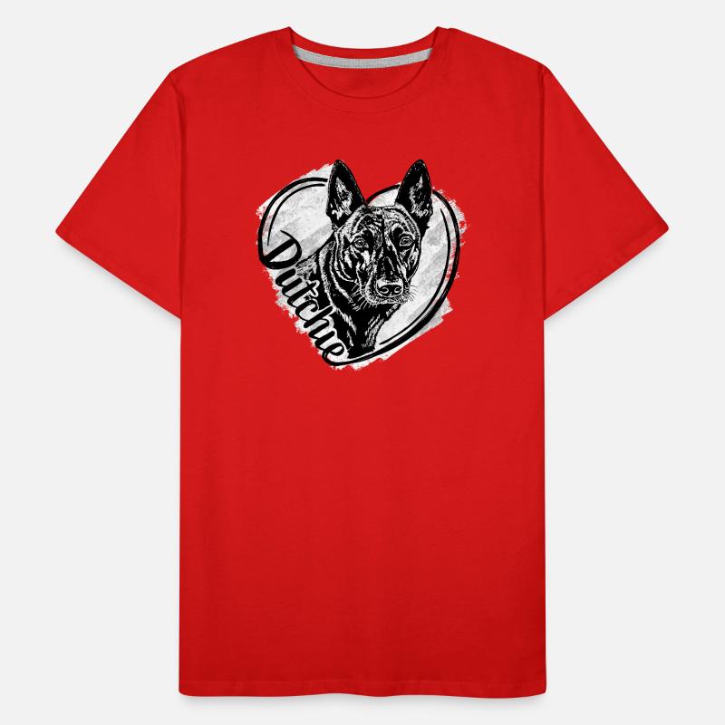 Dutch Shepherd -Dutchie  Men's Premium Organic T-Shirt