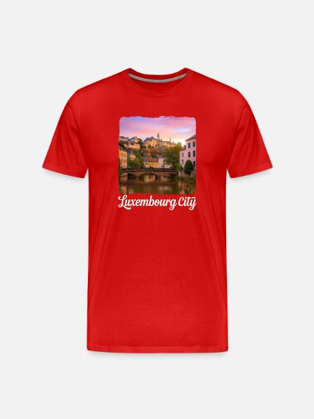 Luxembourg - T-shirt bio Premium Homme - rouge