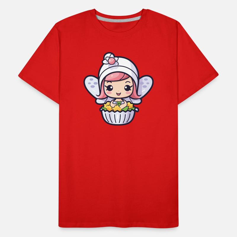 Fee Backen Kuchen Backfee Männer Premium Bio T-Shirt