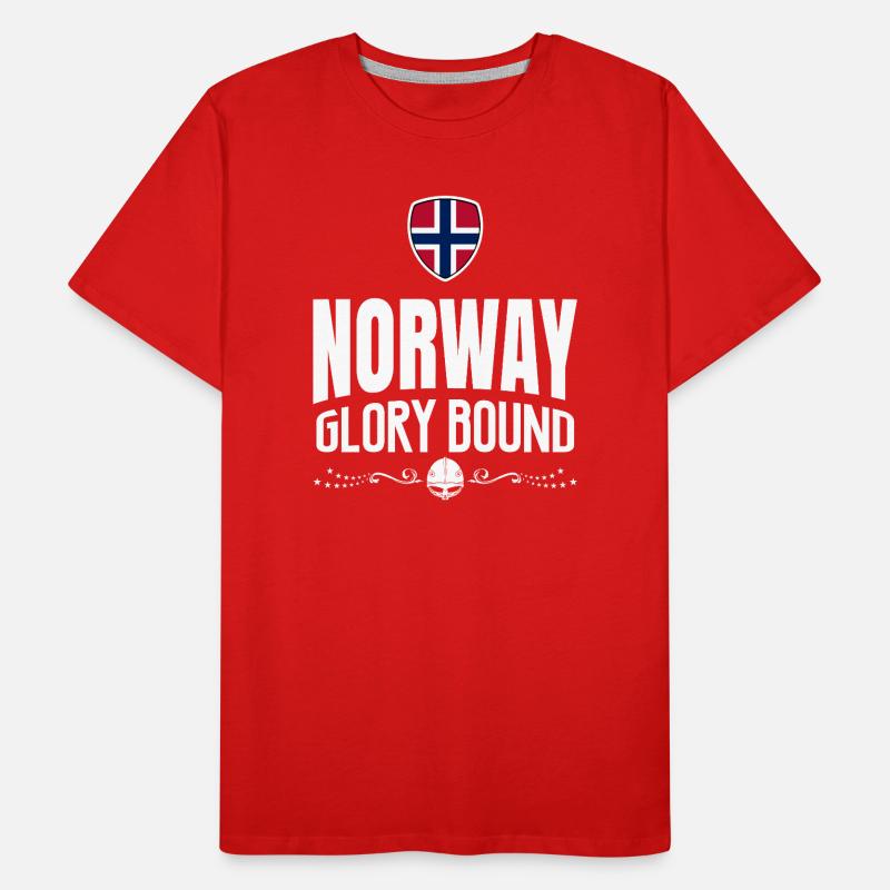 NORWAY GLORY Men's Premium Organic T-Shirt
