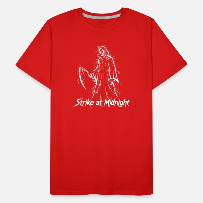 Strike at Midnight Men's Premium Organic T-Shirt