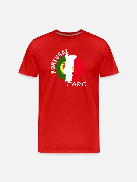 Faro - T-shirt bio Premium Homme - rouge
