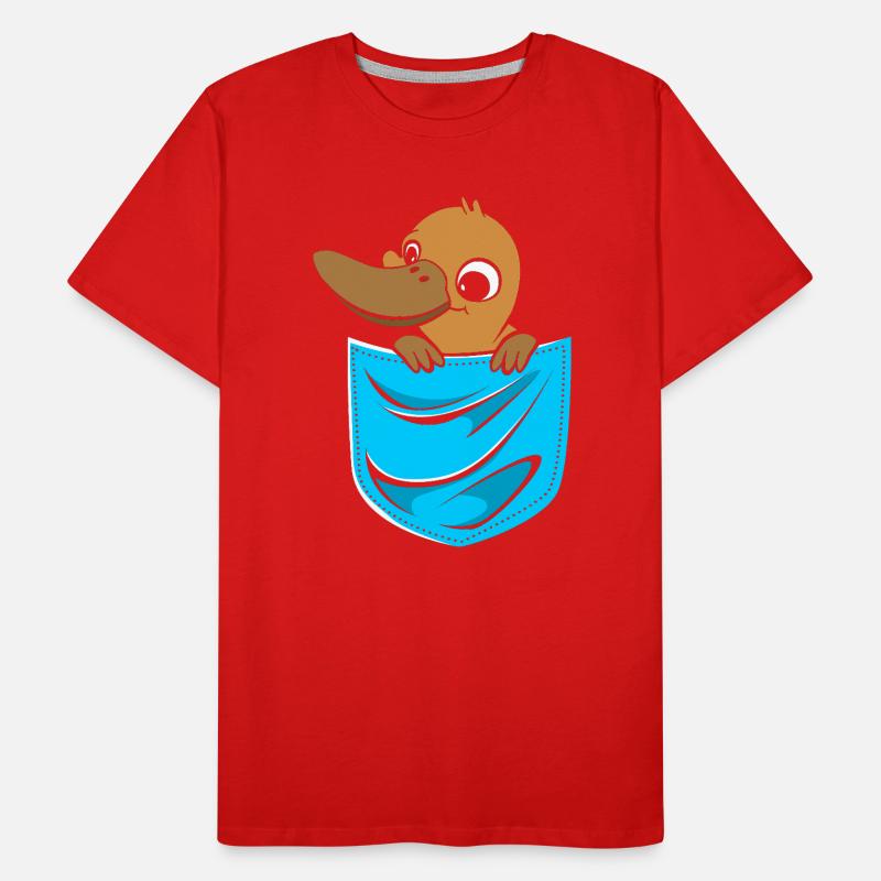 Ornithorynque Ornithorynque Ornithorynque T-shirt bio Premium Homme