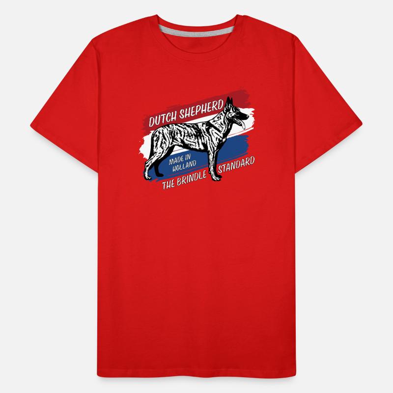 Dutch Shepherd - Dutchie  Men's Premium Organic T-Shirt