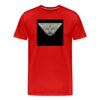 Favorit Mascot - Männer Premium Bio T-Shirt - Rot - Vorne - Damien (186cm)
