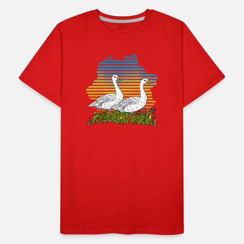 Geese Men's Premium Organic T-Shirt