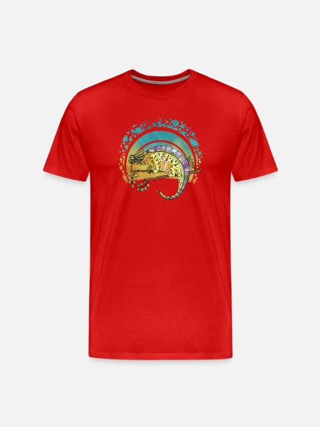Caméléon - T-shirt bio Premium Homme - rouge