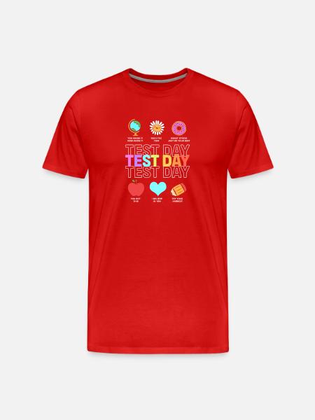 Examen d’enseignant - T-shirt bio Premium Homme - rouge