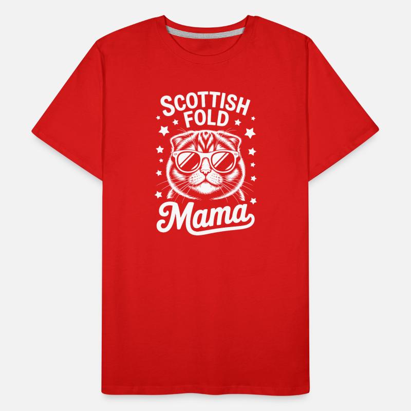 Scottish Folding Cats Scottish Fold Gift Men's Premium Organic T-Shirt