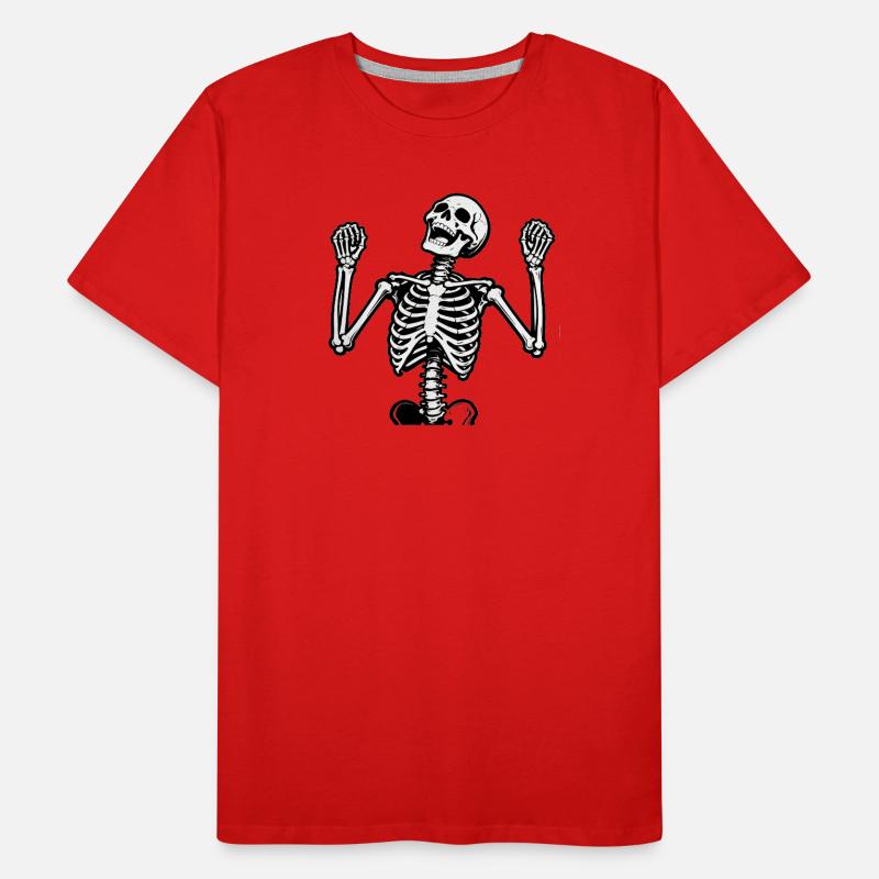 squelette T-shirt bio Premium Homme