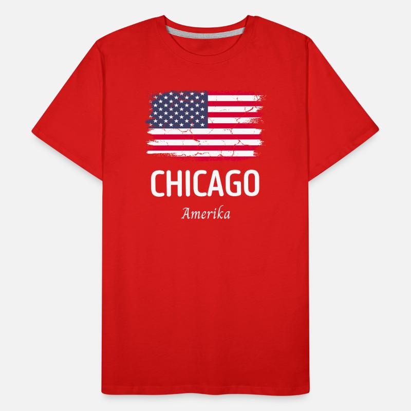Chicago T-shirt bio Premium Homme