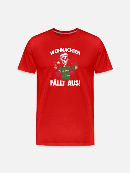Noël du Père Noël - T-shirt bio Premium Homme - rouge