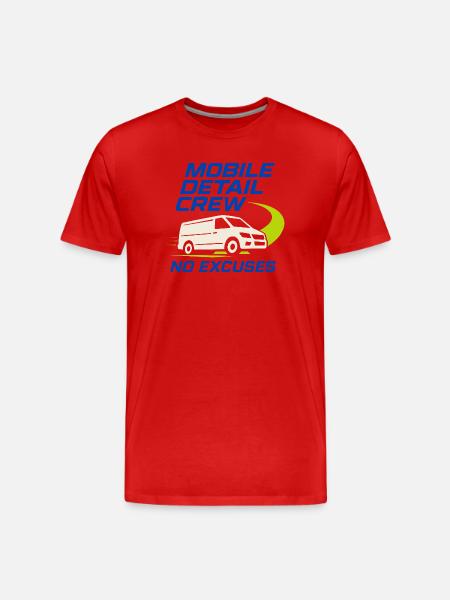 Auto Detailer Buffer Pro Paint - Men's Premium Organic T-Shirt - red
