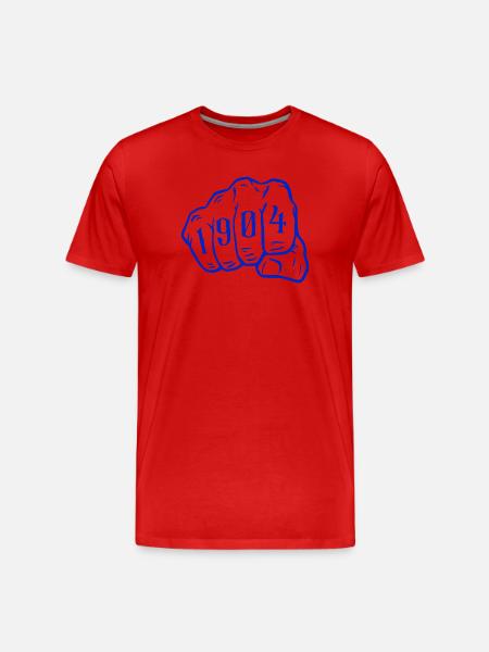 Ruhrpott Echte Gelsenkirchener seit 1904 - Männer Premium Bio T-Shirt - Rot