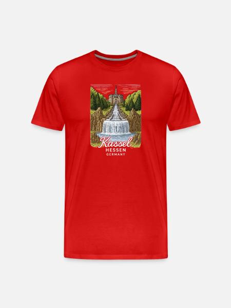 Kassel - T-shirt bio Premium Homme - rouge