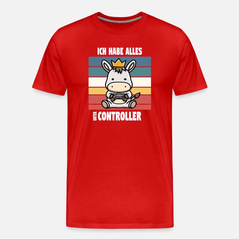 I have everything under controller - Men's Premium Organic T-Shirt - red