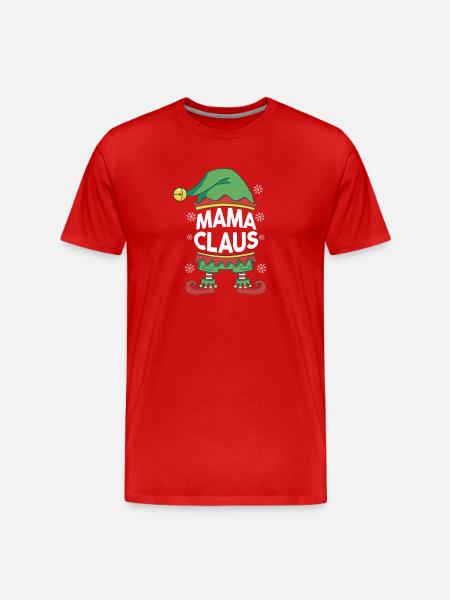 Noël Maman Noël - T-shirt bio Premium Homme - rouge