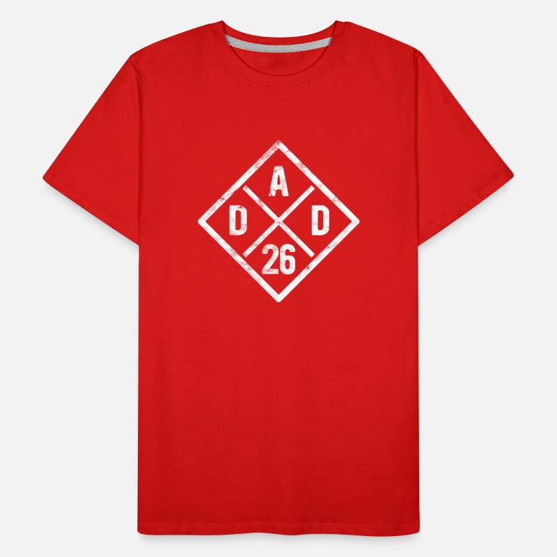 DAD 26 - Father 2026 - Gift Men's Premium Organic T-Shirt