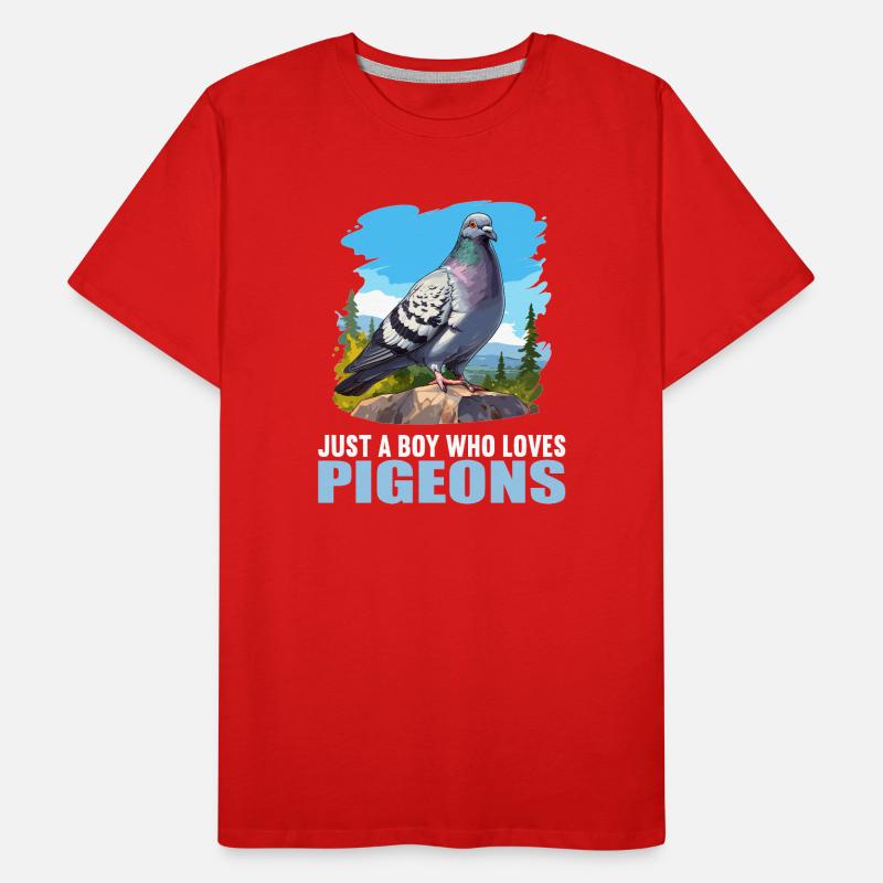 Tauben Taube Männer Premium Bio T-Shirt