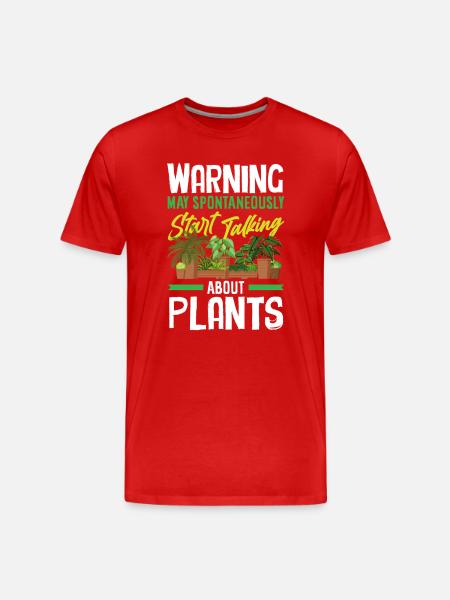 Garden & Plant Lovers Gifts - Men's Premium Organic T-Shirt - red