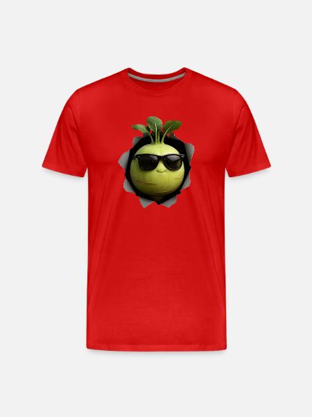 Chou-rave - T-shirt bio Premium Homme - rouge