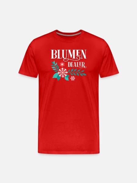 Gärtner Spruch Gärtnerei Hobbygärtner Kleingärtner - Männer Premium Bio T-Shirt - Rot