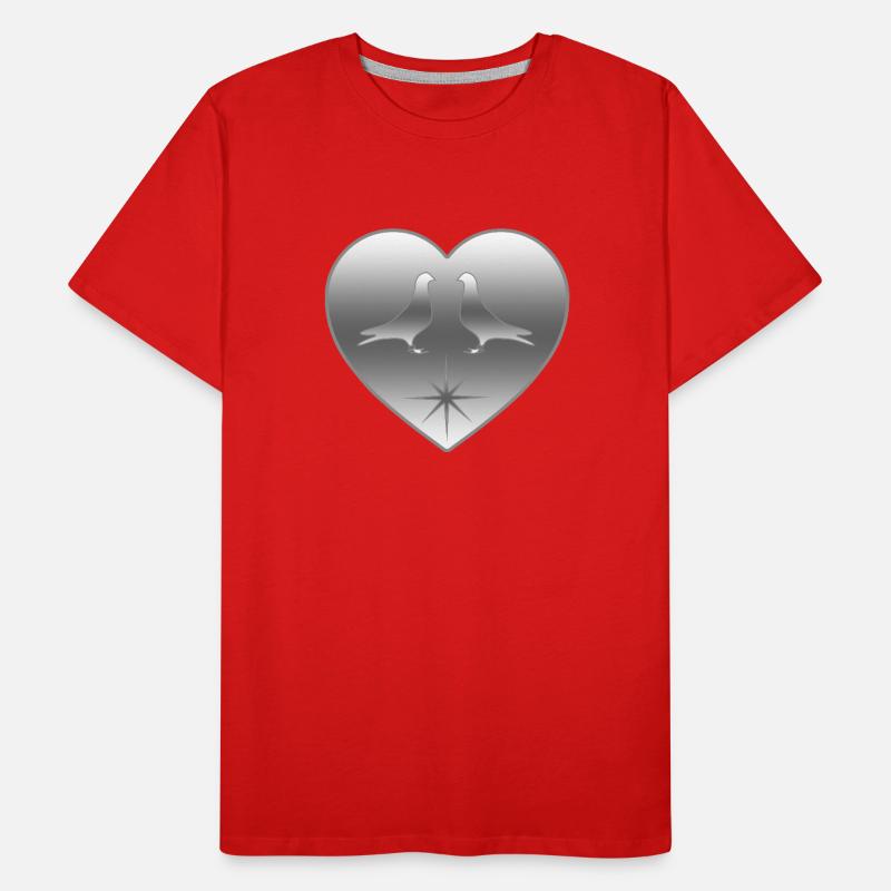 Tauben Männer Premium Bio T-Shirt