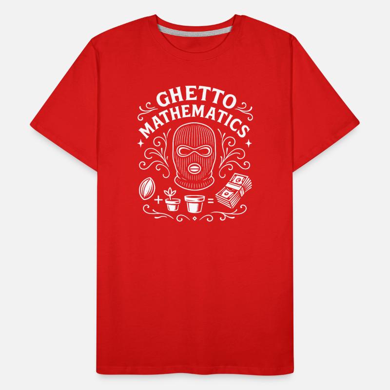 Mathématiques du ghetto T-shirt bio Premium Homme