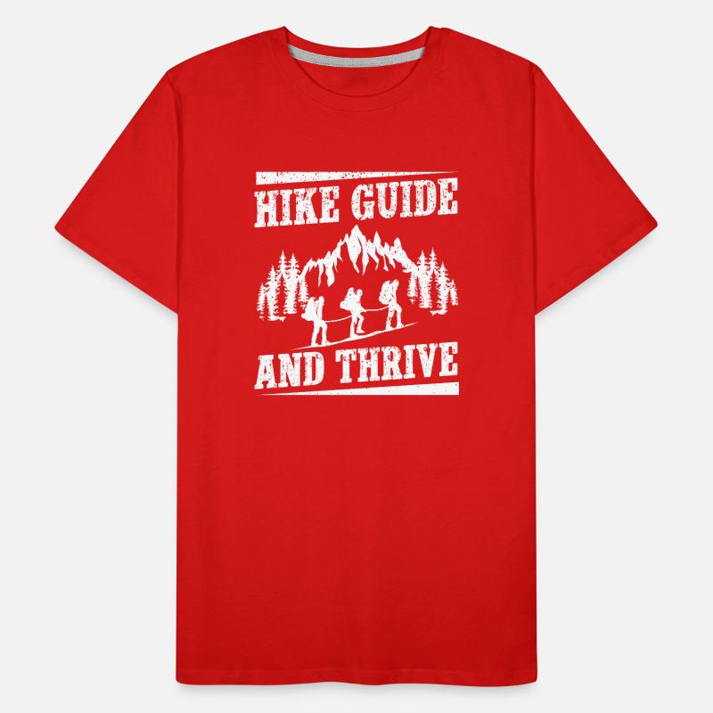 Guide de randonnée scout scout et scout Thrive Scout T-shirt bio Premium Homme