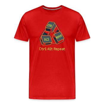 Startup-gründer Survivor Burnout Recover - Männer Premium Bio T-Shirt - Rot - Vorne - Damien (186cm)