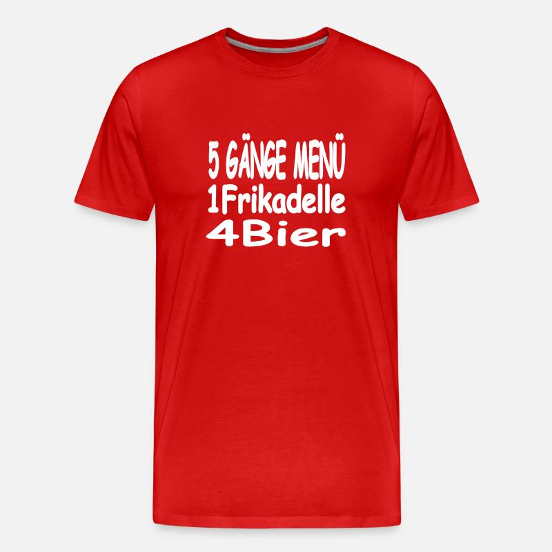 Beer - Men's Premium Organic T-Shirt - red