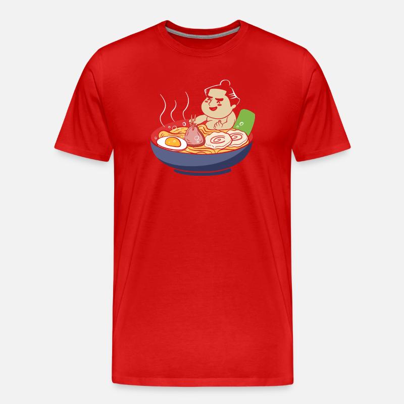 Sumo - Männer Premium Bio T-Shirt - Rot