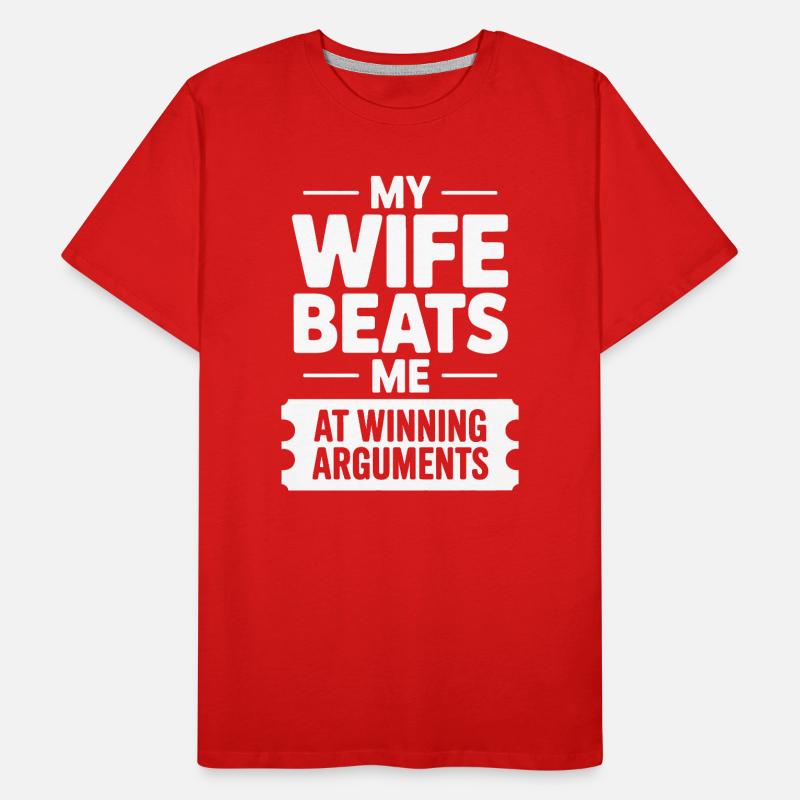 Witty Rivalry: Winning Arguments Men's Premium Organic T-Shirt
