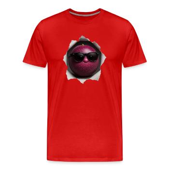 Passion fruit fruit - Men's Premium Organic T-Shirt - red - Front - Damien (186cm)