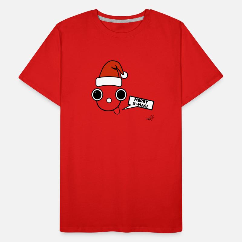 Koppies mit Weihnachtsmann Mütze Männer Premium Bio T-Shirt