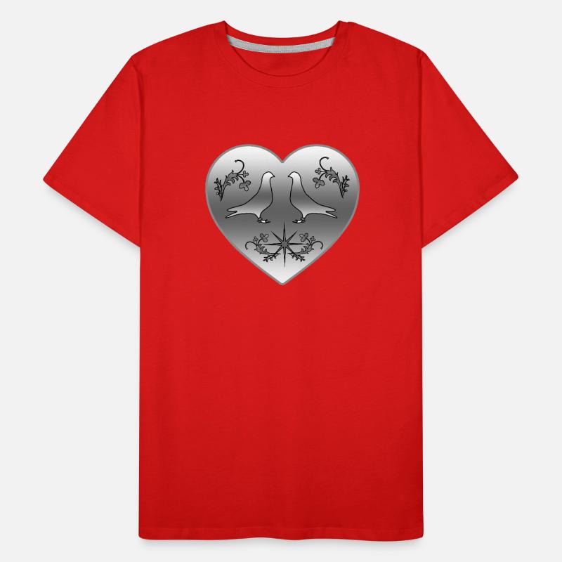 Tauben Männer Premium Bio T-Shirt