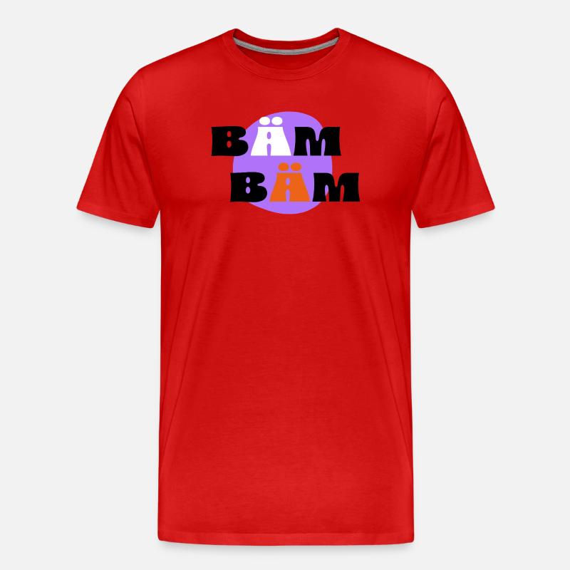 BÄM, BÄM - Männer Premium Bio T-Shirt - Rot