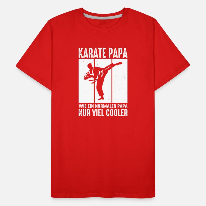 Karate dad like a normal dad only much cooler Men's Premium Organic T-Shirt