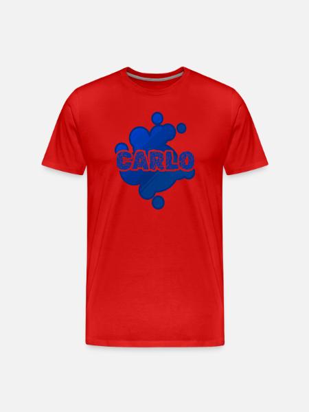 Carlo - Men's Premium Organic T-Shirt - red