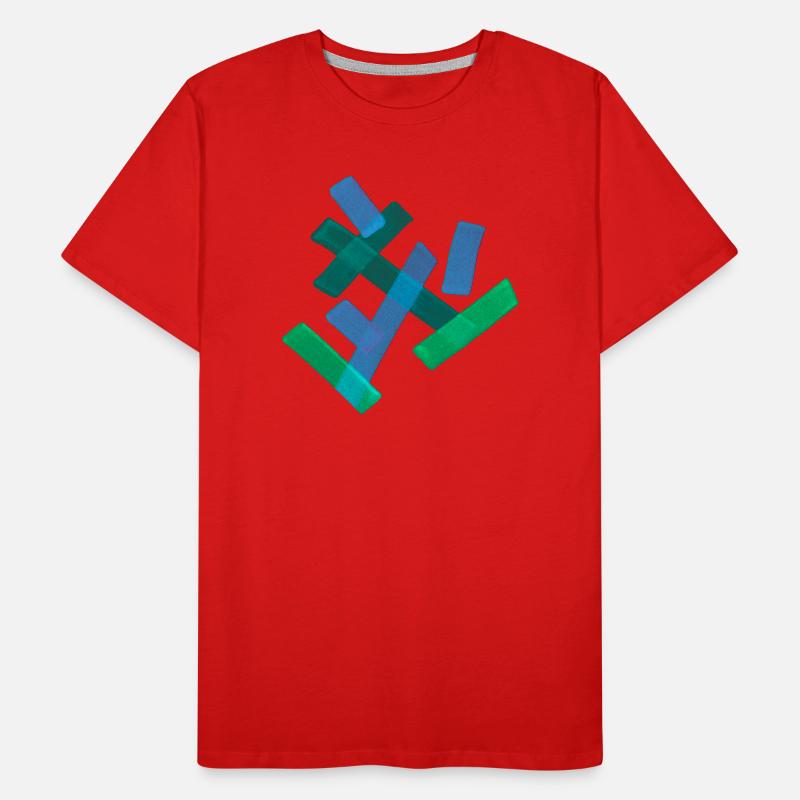 Abstract Men's Premium Organic T-Shirt