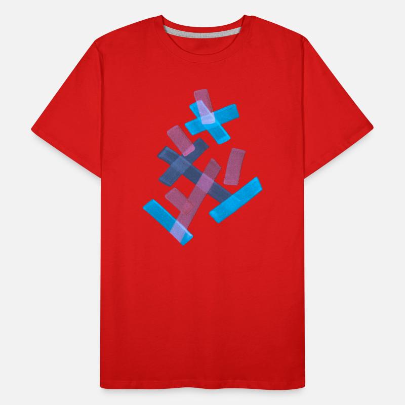 Muster - Modern & Bunt Männer Premium Bio T-Shirt