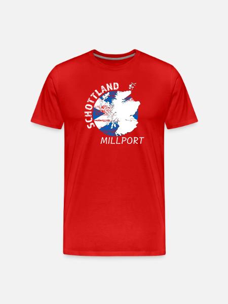 Millport - T-shirt bio Premium Homme - rouge